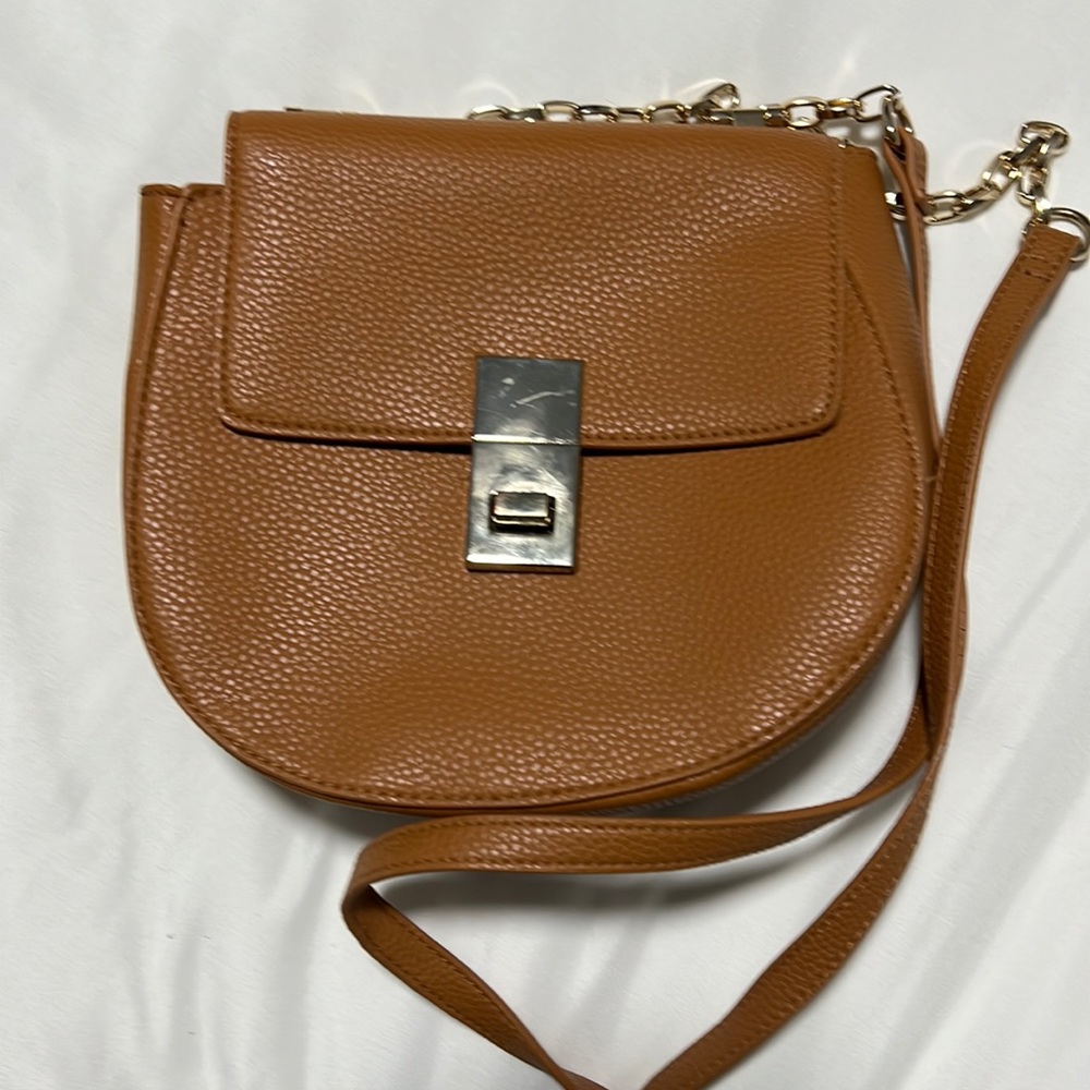 Small brown corssbody